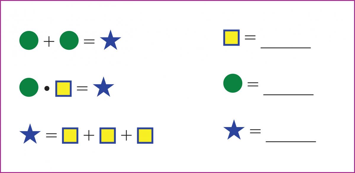 puzzles transition to algebra